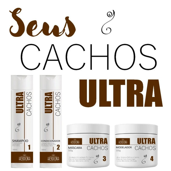 Ativador De Cachos- Modelador Ultra Cachos Profissional 500G