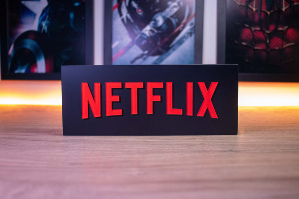 Placa Logo 3D - Netflix