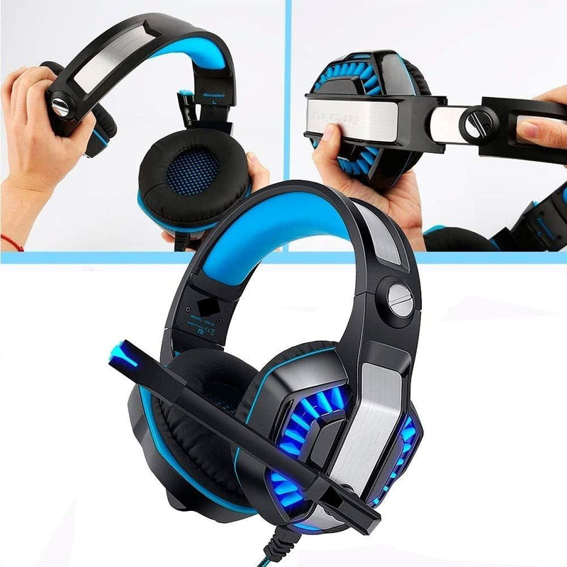 Fone De Ouvido Gamer Headset Com Led Microfone