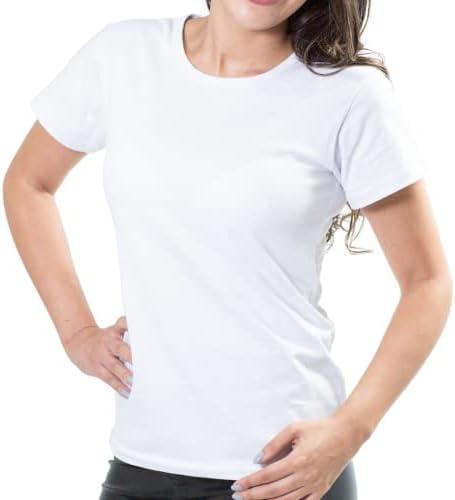 Camiseta Feminina Branca Baby Look