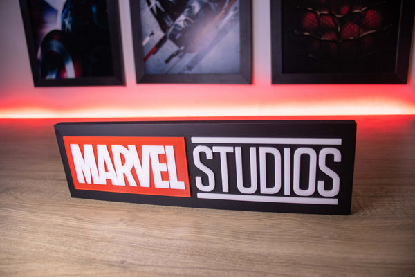 Placa Logo 3D - Marvel Studios