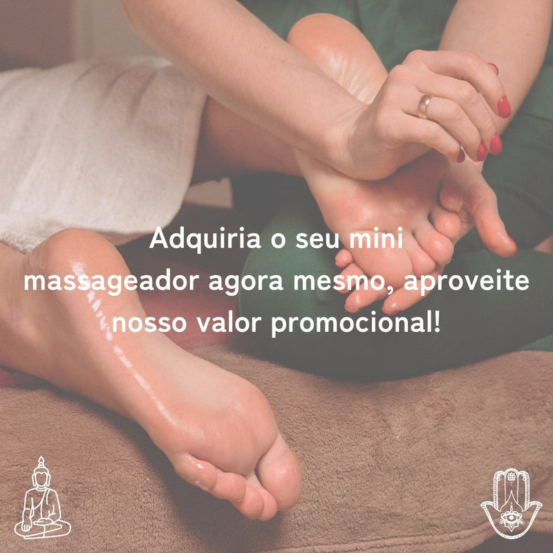 Massageador Recarregável Portátil Dor Pescoço Pernas Coluna