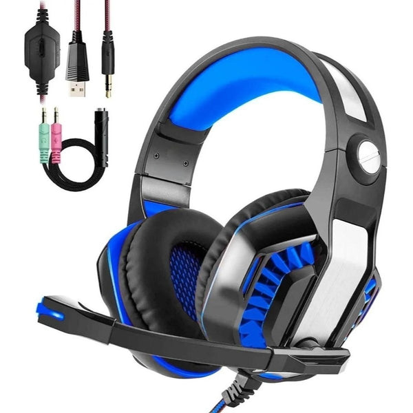 Fone De Ouvido Gamer Headset Com Led Microfone